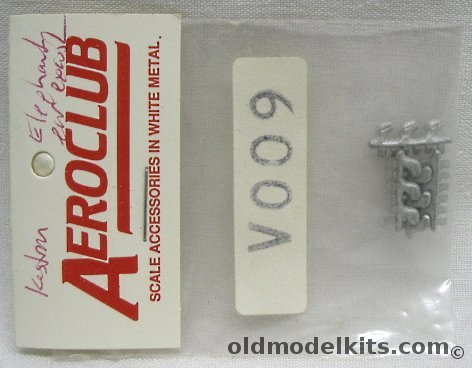 Aeroclub 1/72 Kestrel Elephant Ear Exhaust Manifolds (4), V009 plastic model kit